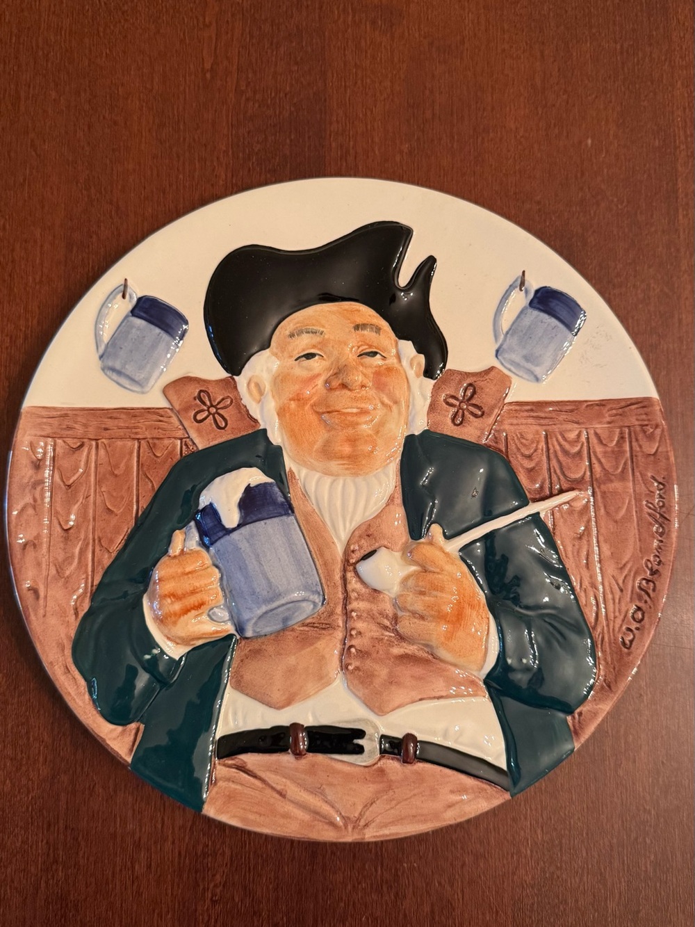 Toby Fillpot 9"Plate - Davenport Pottery